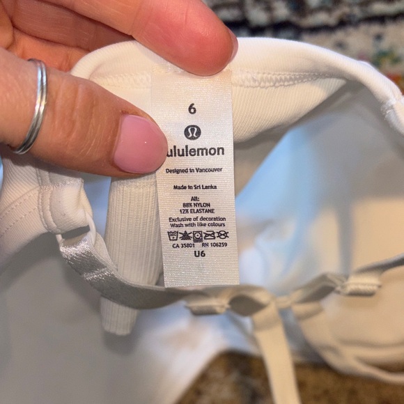 Lululemon White Bralette - Picture 4 of 4